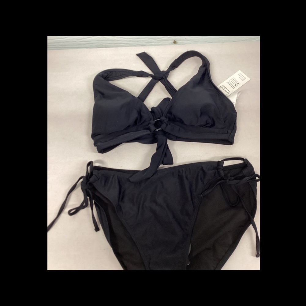 Black Halter Bikini Set.46 - Picture 6 of 7